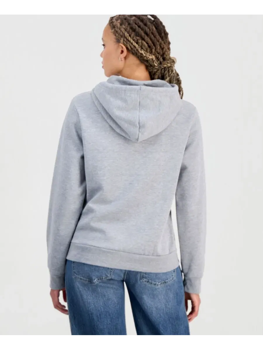 Женская хлопковая толстовка с капюшоном Evolution Sparkle Graphic The North Face — изображение 4 из 4, бледный серый