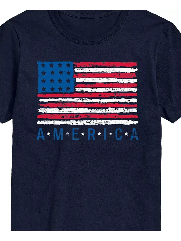 Мужская футболка с коротким рукавом American Flag AIRWAVES — изображение 3 из 5, синий