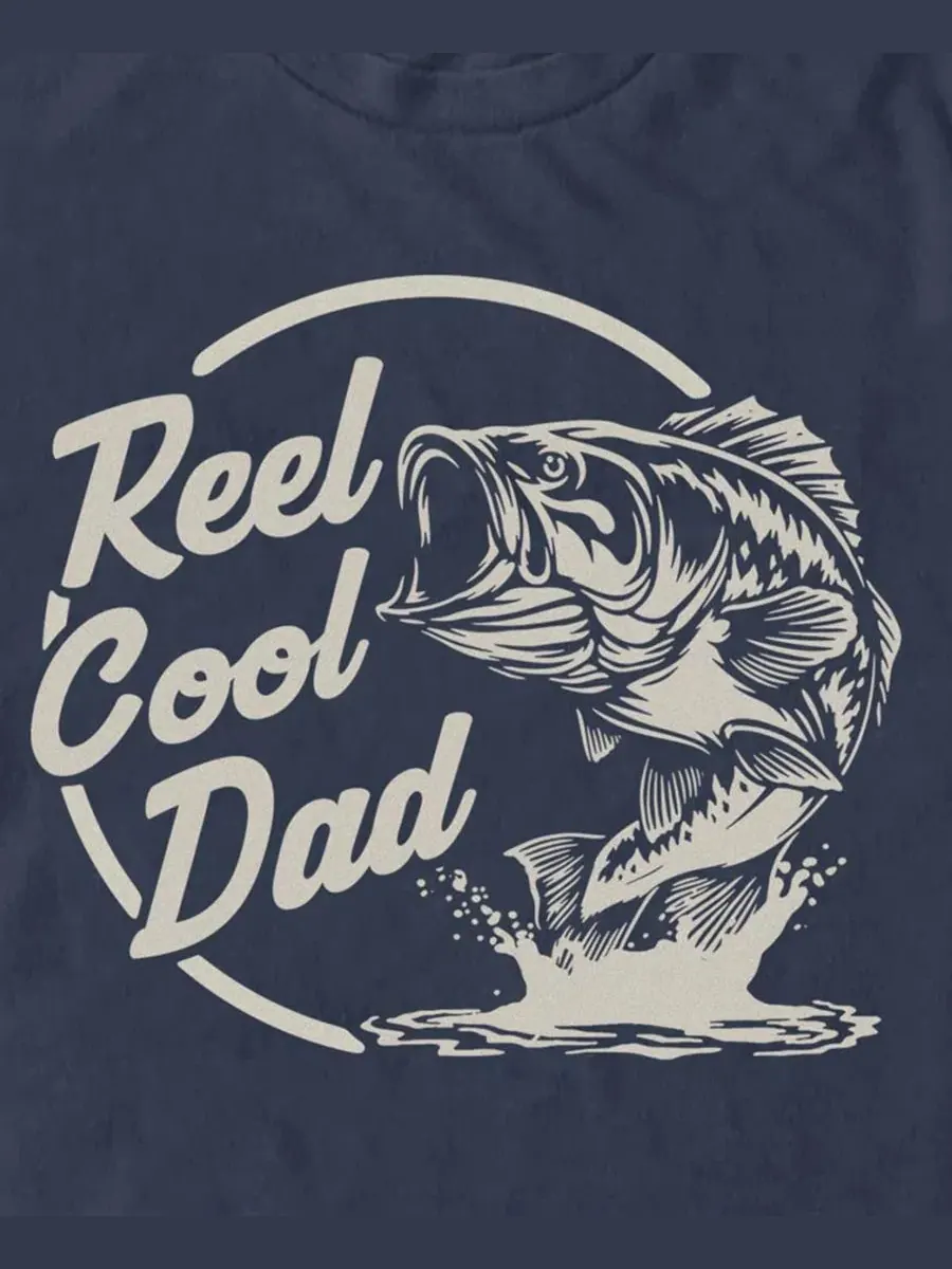 Мужская футболка с коротким рукавом Reel Cool Fifth Sun — изображение 3 из 3, темно-синий