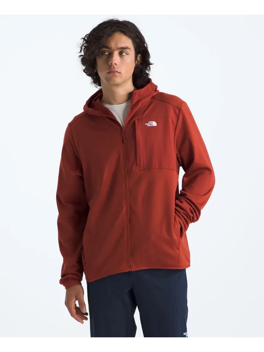 Мужская флисовая куртка-худи на молнии The North Face — изображение 1 из 5, железисто-глиняный