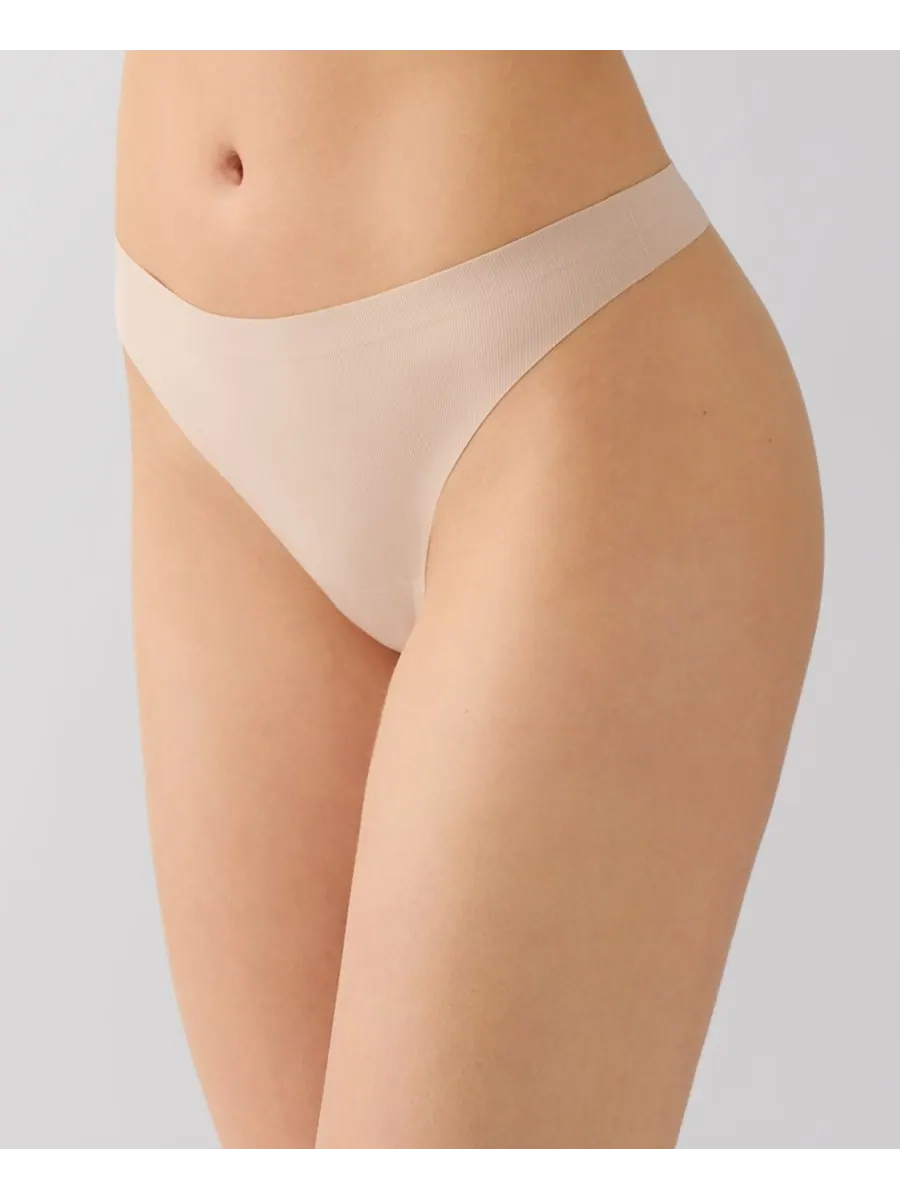 Женские трусики-стринги bwowd Modern Thong Underwear 976287 btempt'd — изображение 2 из 3, бежевый