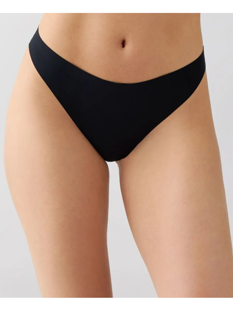 Женские трусики-стринги bwowd Modern Thong Underwear 976287 btempt'd — черный