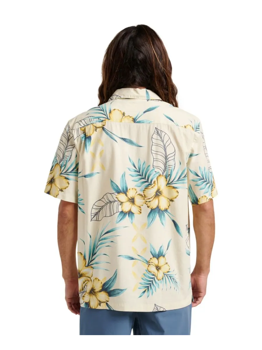 Мужская рубашка Quiksilver Comfort Fit Quiksilver Waterman — изображение 2 из 4, бежевый
