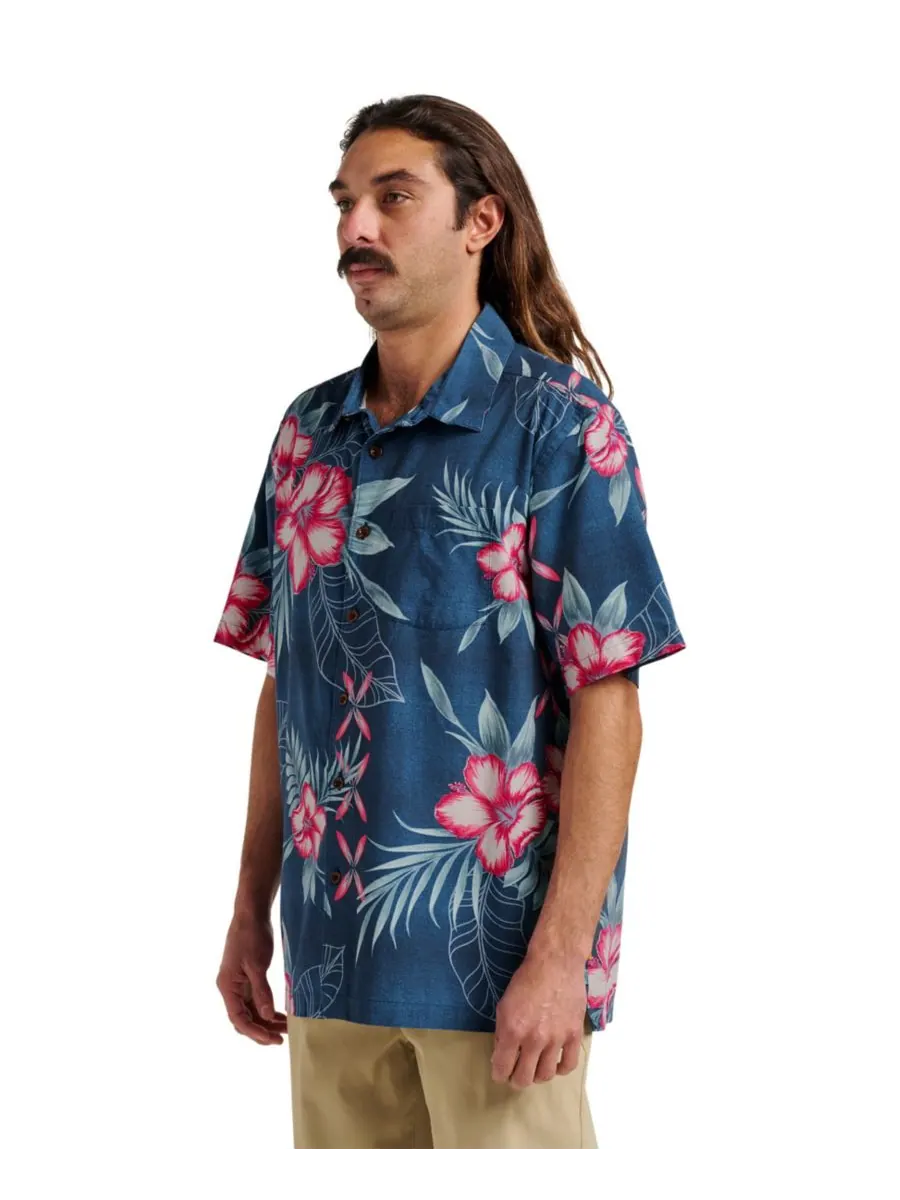 Мужская рубашка Quiksilver Comfort Fit Quiksilver Waterman, Sargasso sea — изображение 3 из 7
