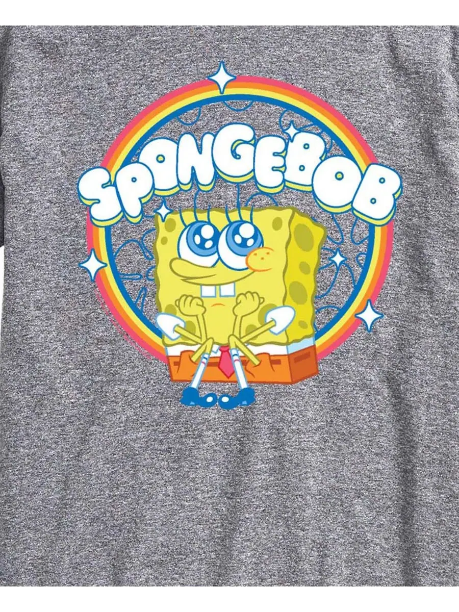 Футболка с принтом Spongebob Squarepants Kawaii Graphic AIRWAVES — изображение 3 из 3, приглушенный