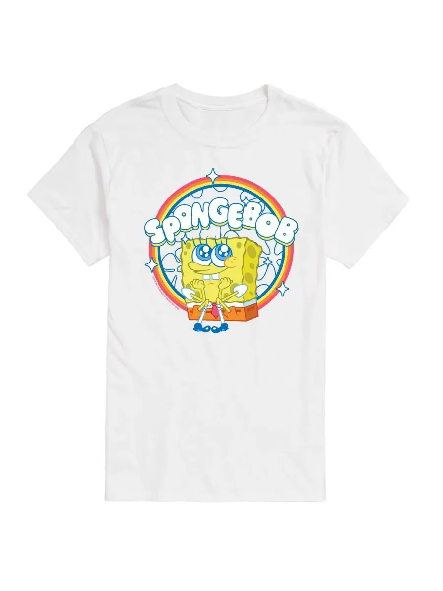 Футболка с принтом Spongebob Squarepants Kawaii AIRWAVES — изображение 1 из 3, белый