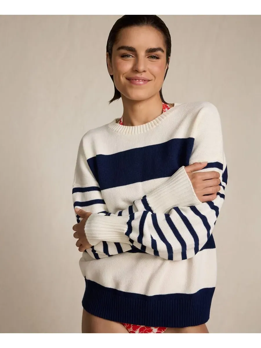 Женский свитер с круглым вырезом Petite Drifter Jersey Lands' End — изображение 4 из 4