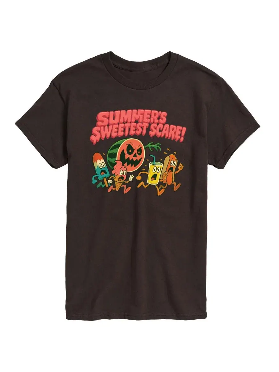 Футболка с принтом Summer's Sweetest Crew AIRWAVES — изображение 1 из 3, коричневый