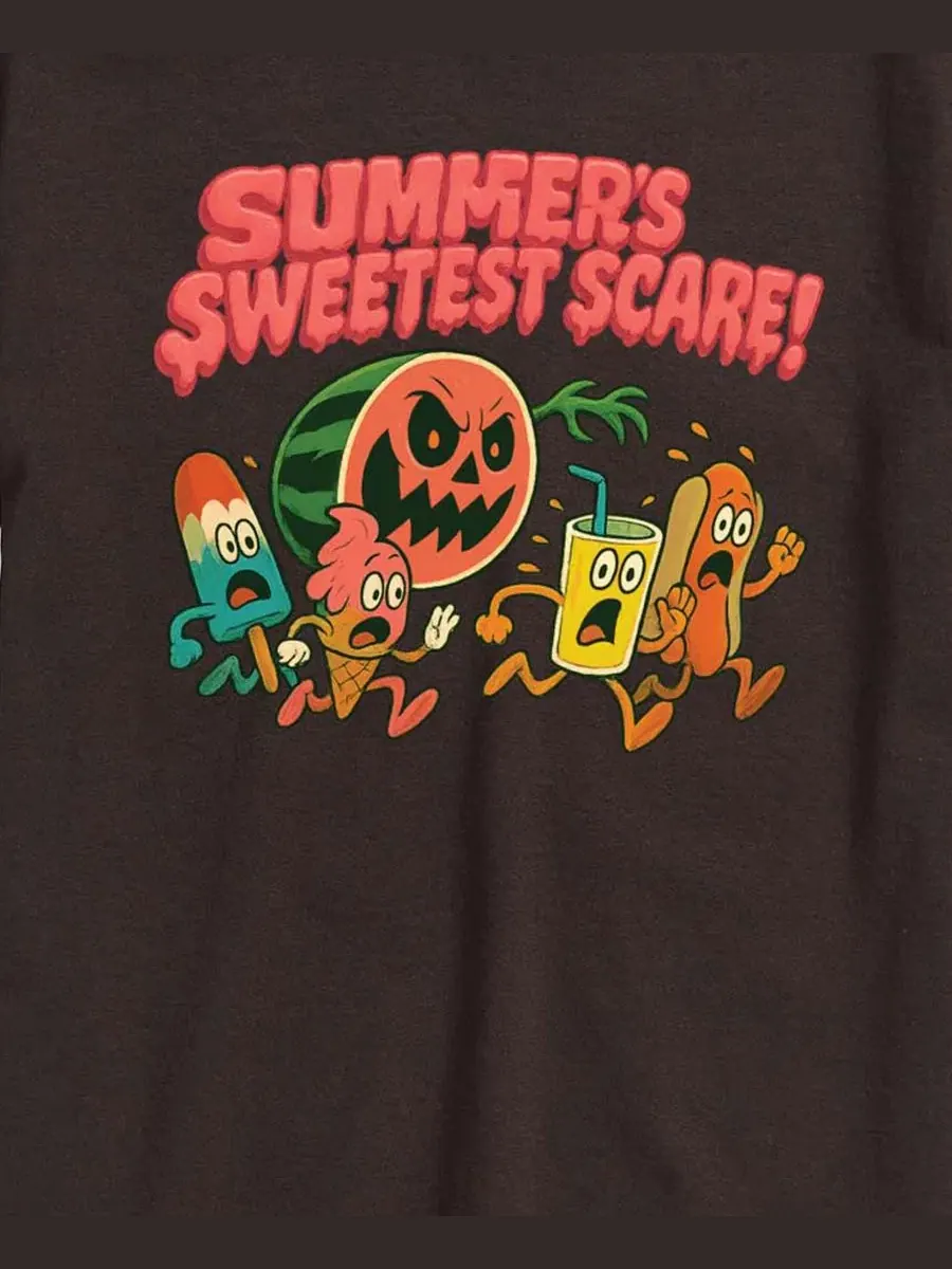 Футболка с принтом Summer's Sweetest Crew AIRWAVES — изображение 3 из 3, коричневый