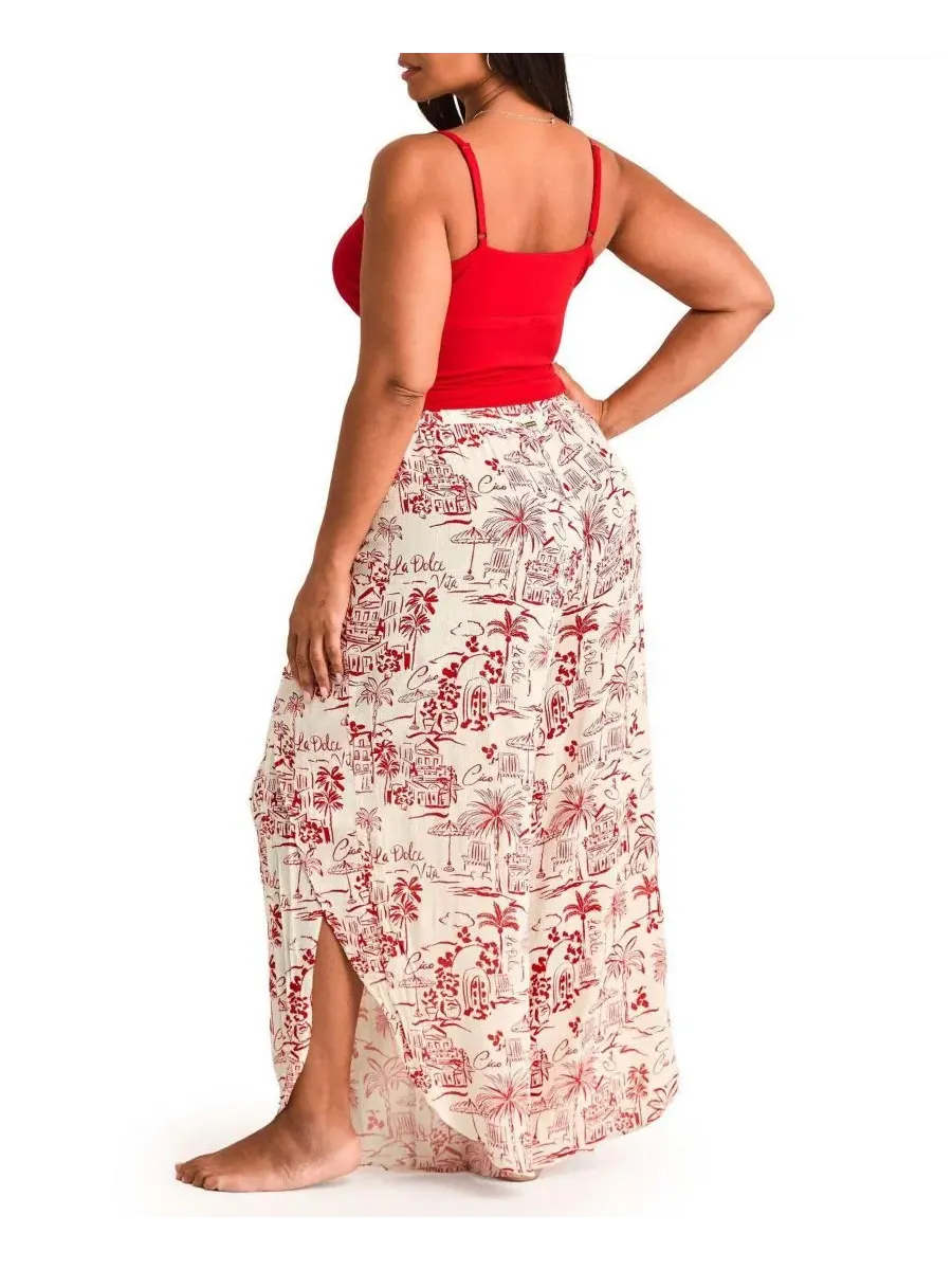 Комплект из топа и брюк Patti Cami And Pant Set Adore Me — изображение 3 из 5, бежевый