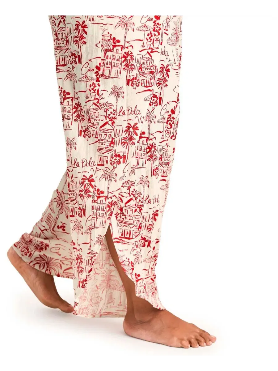 Комплект из топа и брюк Patti Cami And Pant Set Adore Me — изображение 4 из 5, бежевый