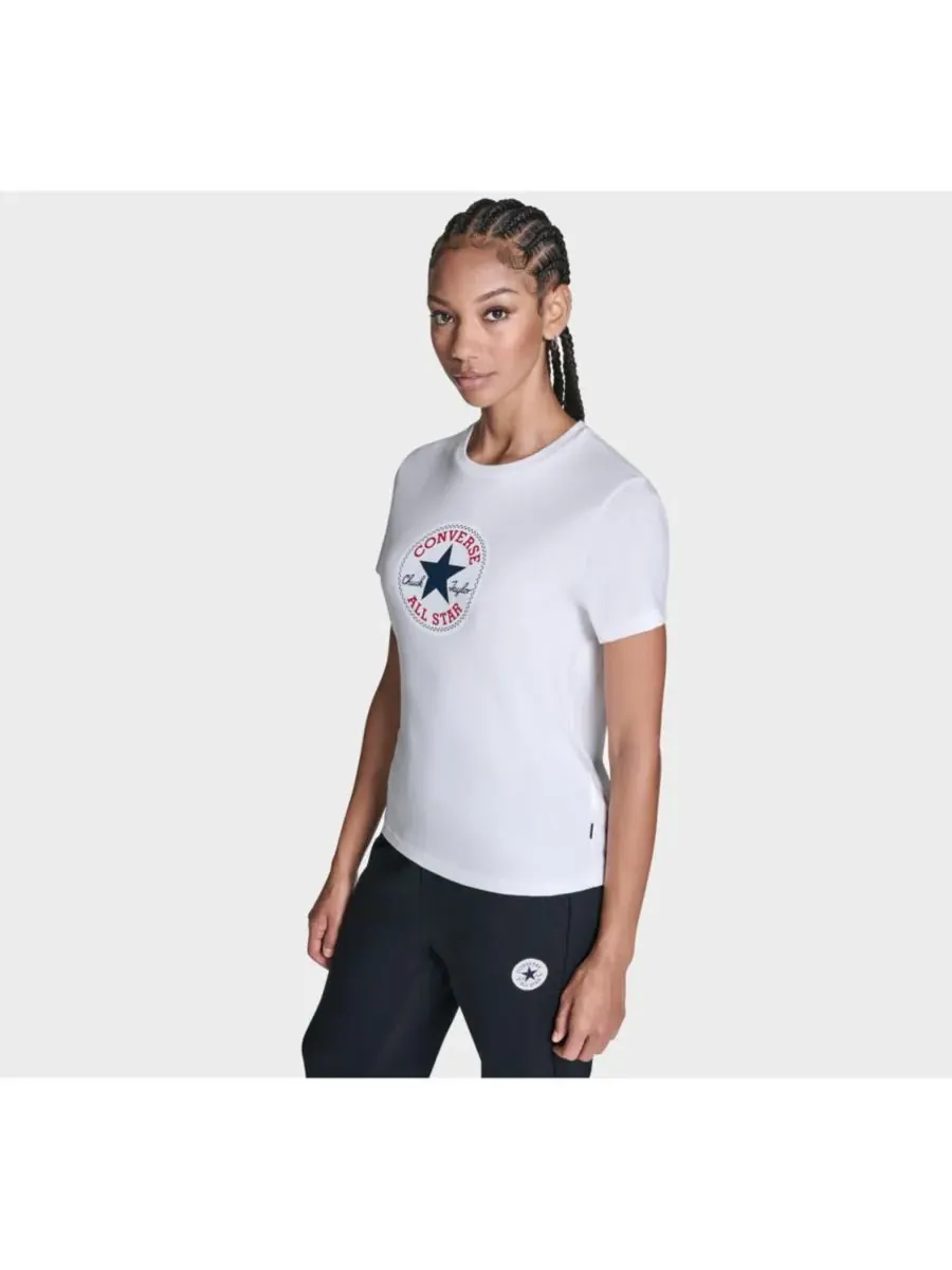 Женская футболка Chuck Taylor All Star Patch Converse — изображение 3 из 6, белый