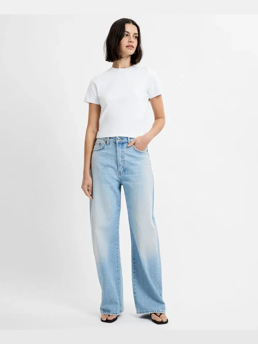 Женская футболка Maisie Jersey с круглым вырезом French Connection — изображение 1 из 4, белый