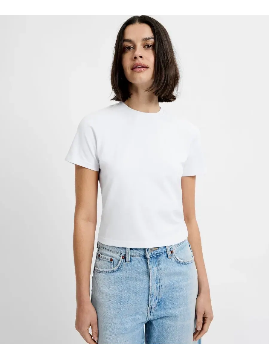 Женская футболка Maisie Jersey с круглым вырезом French Connection — изображение 2 из 4, белый