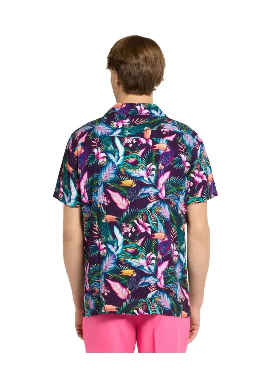 Гавайская рубашка с коротким рукавом больших размеров OppoSuits — изображение 2 из 4, мульти