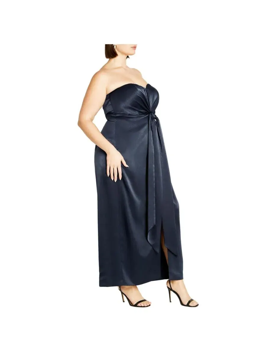 Платье-макси Kamari Maxi Dress CITY CHIC — изображение 4 из 5, чернильный