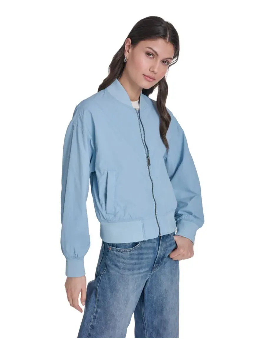 Женская куртка-бомбер из нейлона, модель Lightweight Bomber Jacket Levi's — изображение 3 из 6, синий