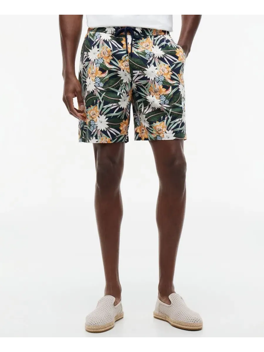 Мужские шорты Dover Regular-Fit 20 см с цветочным принтом и завязками Tommy Hilfiger