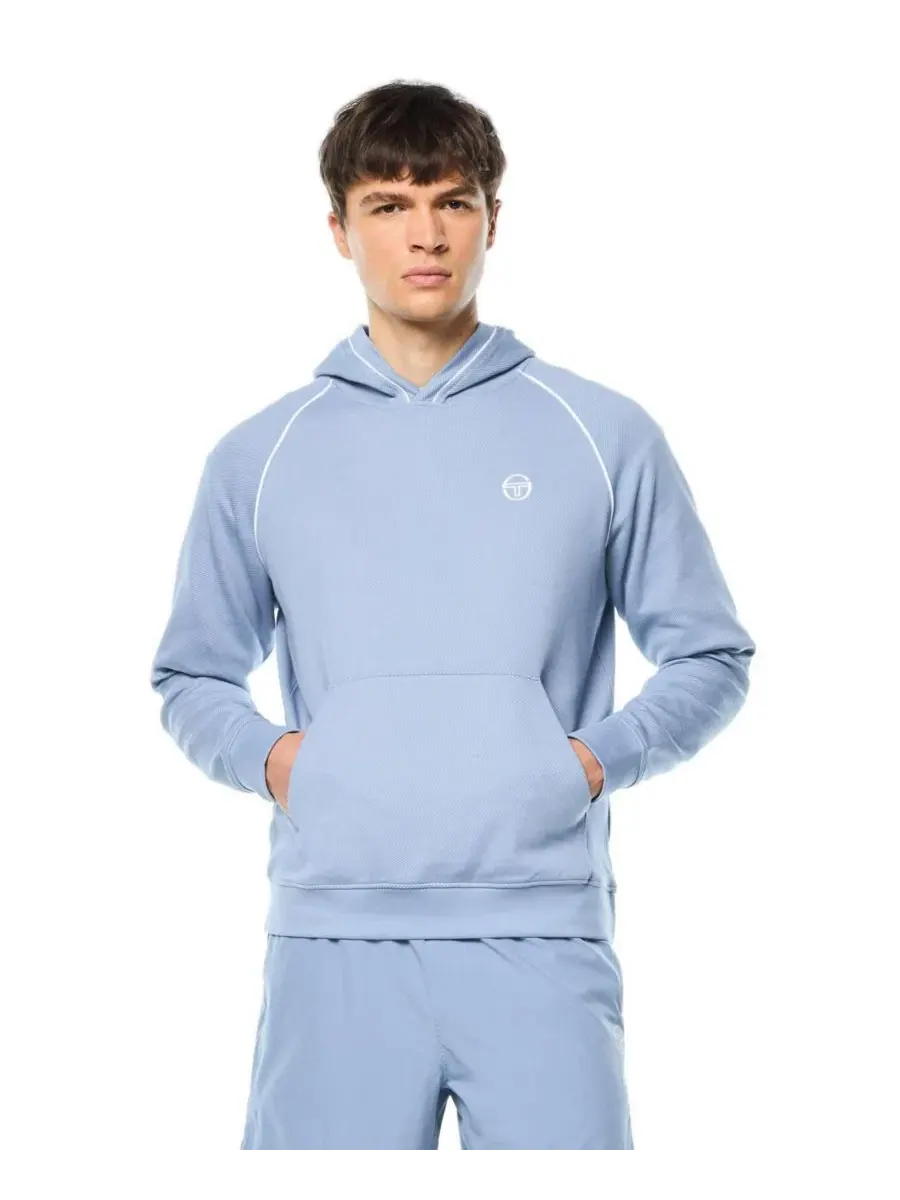 Худи из джаккарда с контрастной отделкой, модель Agiato Sergio Tacchini, Troposphere — изображение 1 из 5