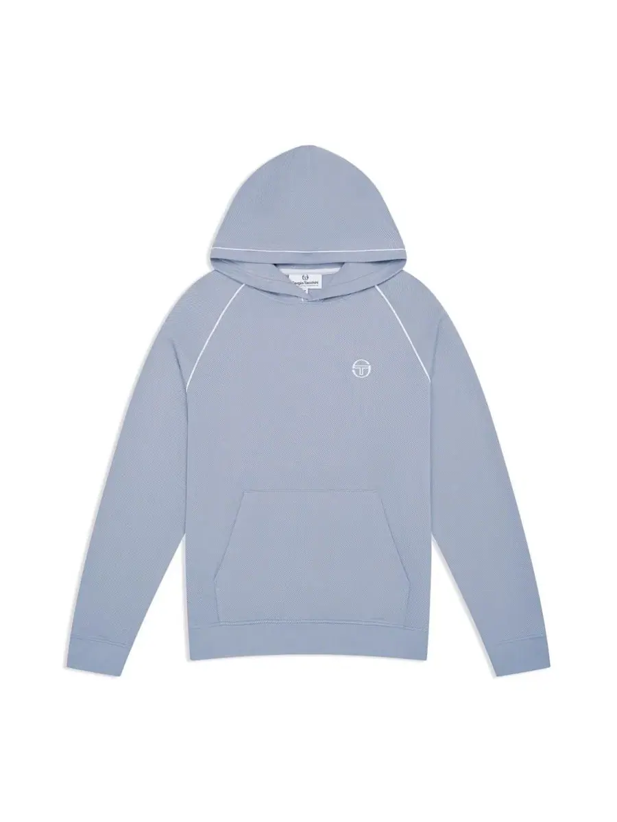 Худи из джаккарда с контрастной отделкой, модель Agiato Sergio Tacchini, Troposphere — изображение 3 из 5