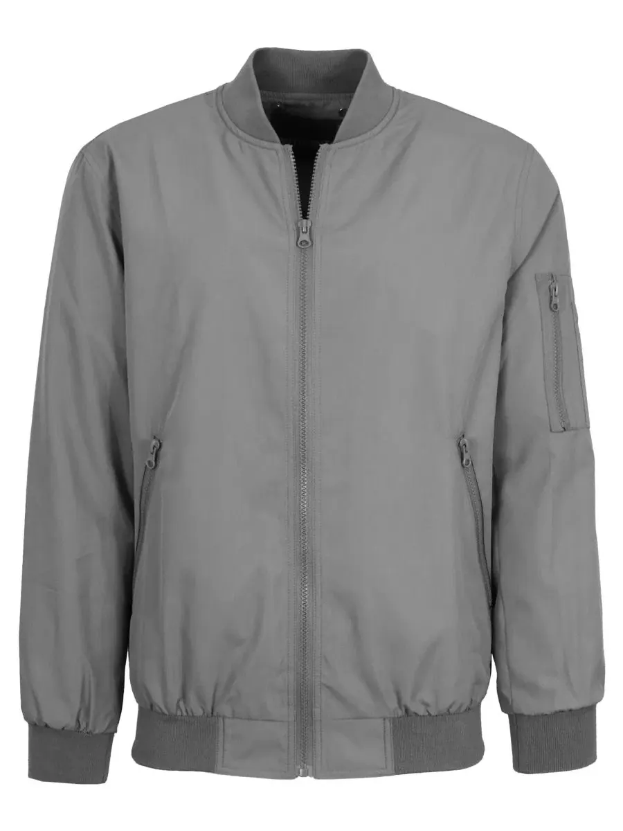 Мужская куртка-бомбер с молнией, модель Zip-Up Bomber Jacket Galaxy By Harvic