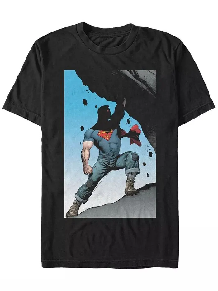 Мужская футболка DC Superman Super Strong с короткими рукавами и плакатом Fifth Sun — изображение 1 из 1