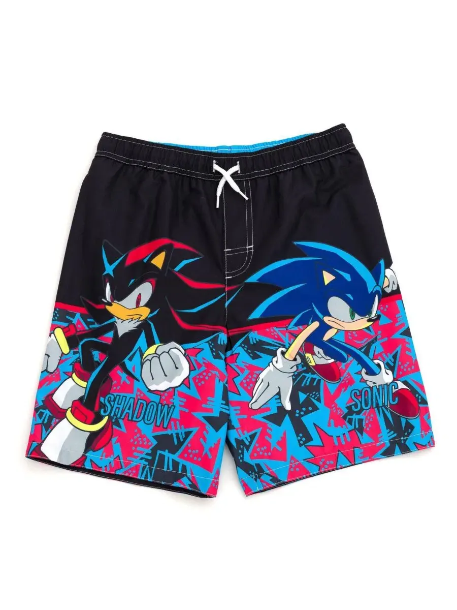 Плавки Sonic The Hedgehog — черный