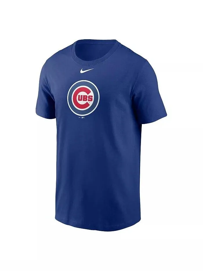 Мужская футболка с логотипом Royal Chicago Cubs Fuse Nike — изображение 3 из 3, королевский