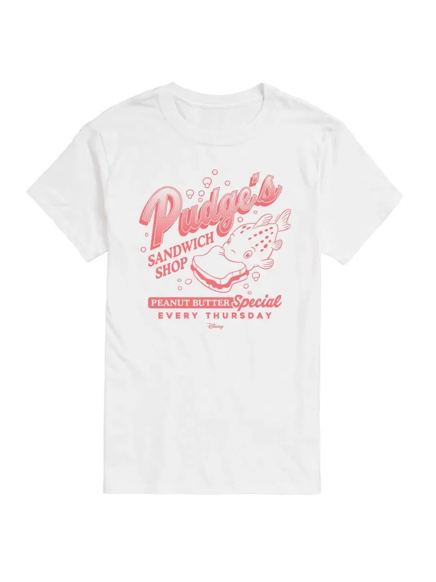 Футболка с коротким рукавом Pudge's Sandwich Shop AIRWAVES — изображение 1 из 3, белый