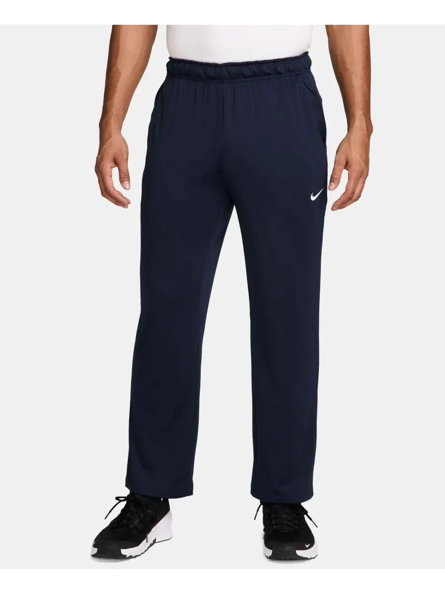 Спортивные брюки классического кроя с технологией Dri-FIT Nike — изображение 1 из 3, белый