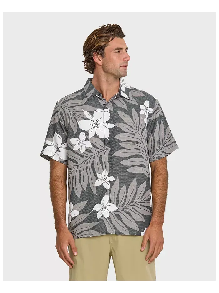 Мужская гавайская рубашка Shonan Quiksilver Waterman — изображение 1 из 4, серый