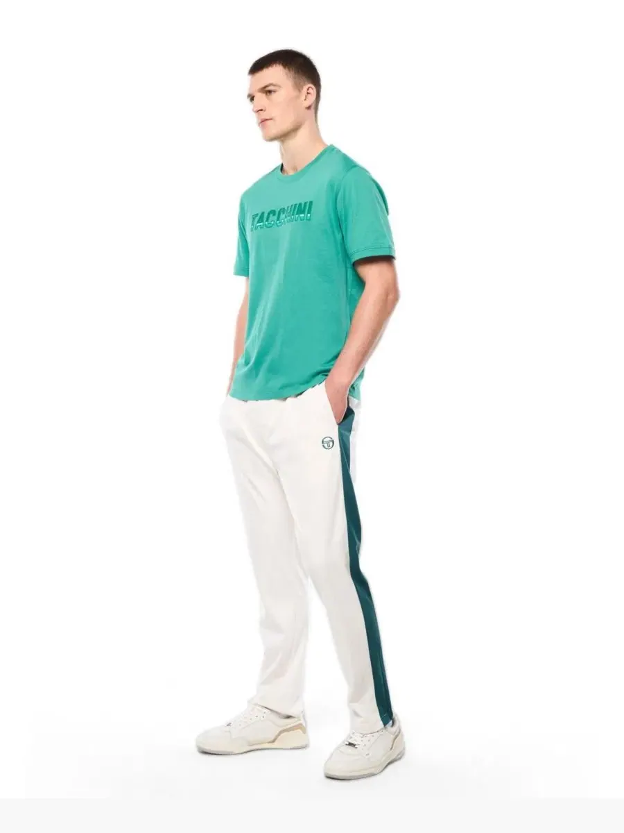 Мужская футболка с принтом Strisce Sergio Tacchini — изображение 3 из 5, зеленый