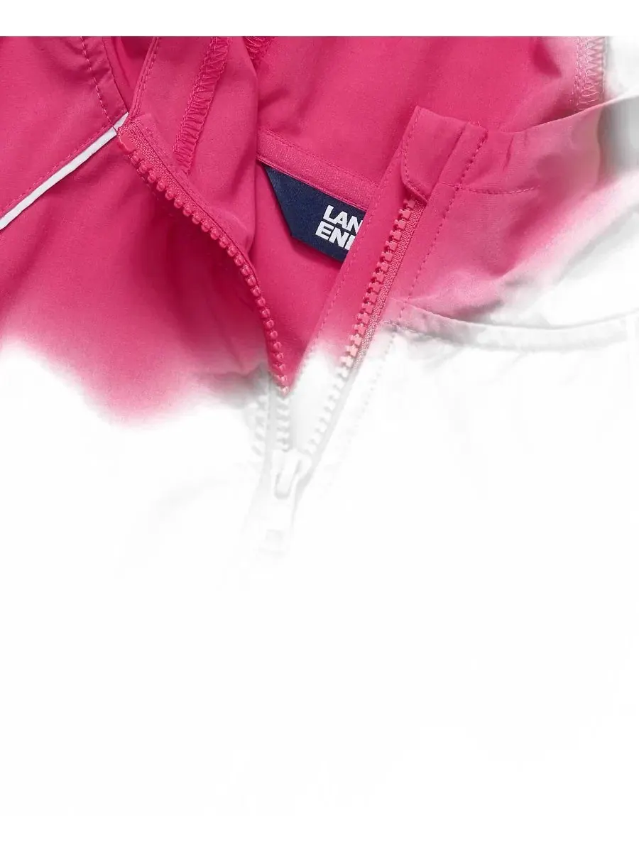 Детская спортивная куртка с длинным рукавом и капюшоном, модель Girls Active Long Sleeve Hooded — изображение 3 из 3