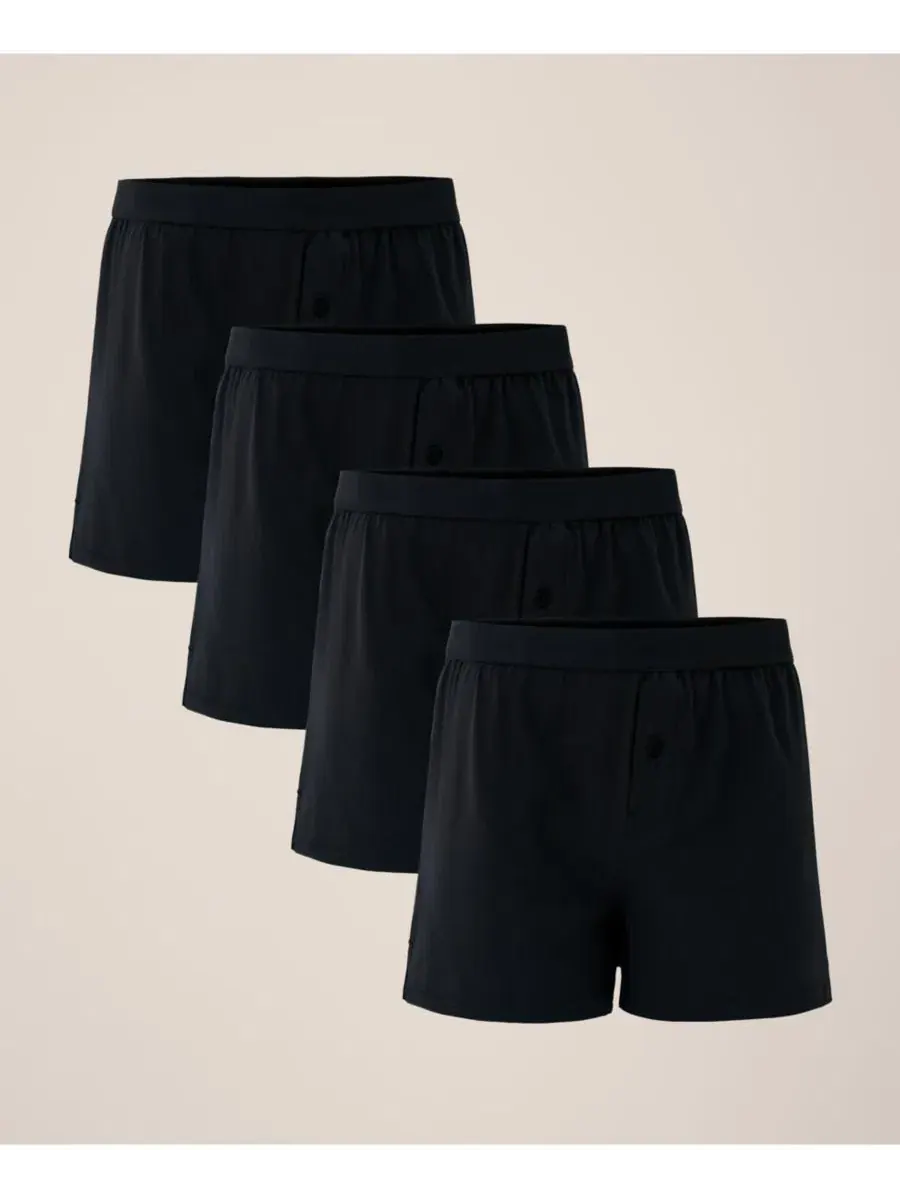 Комплект трусов-боксеров из органического хлопка, 4 шт., Everyday Knit Boxer Pact