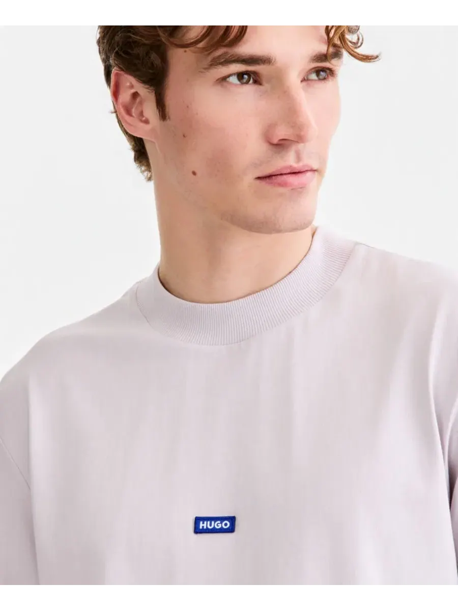 Футболка с коротким рукавом Nieros Hugo Boss — изображение 3 из 3, светлый/фиолетовый