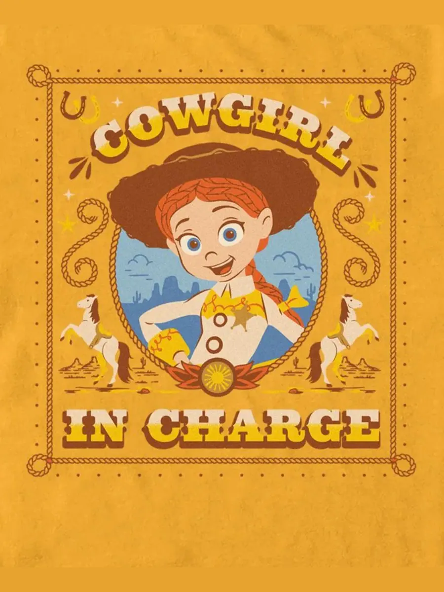 Футболка с принтом Jessie Cowgirl in Charge Fifth Sun — изображение 3 из 3, золото