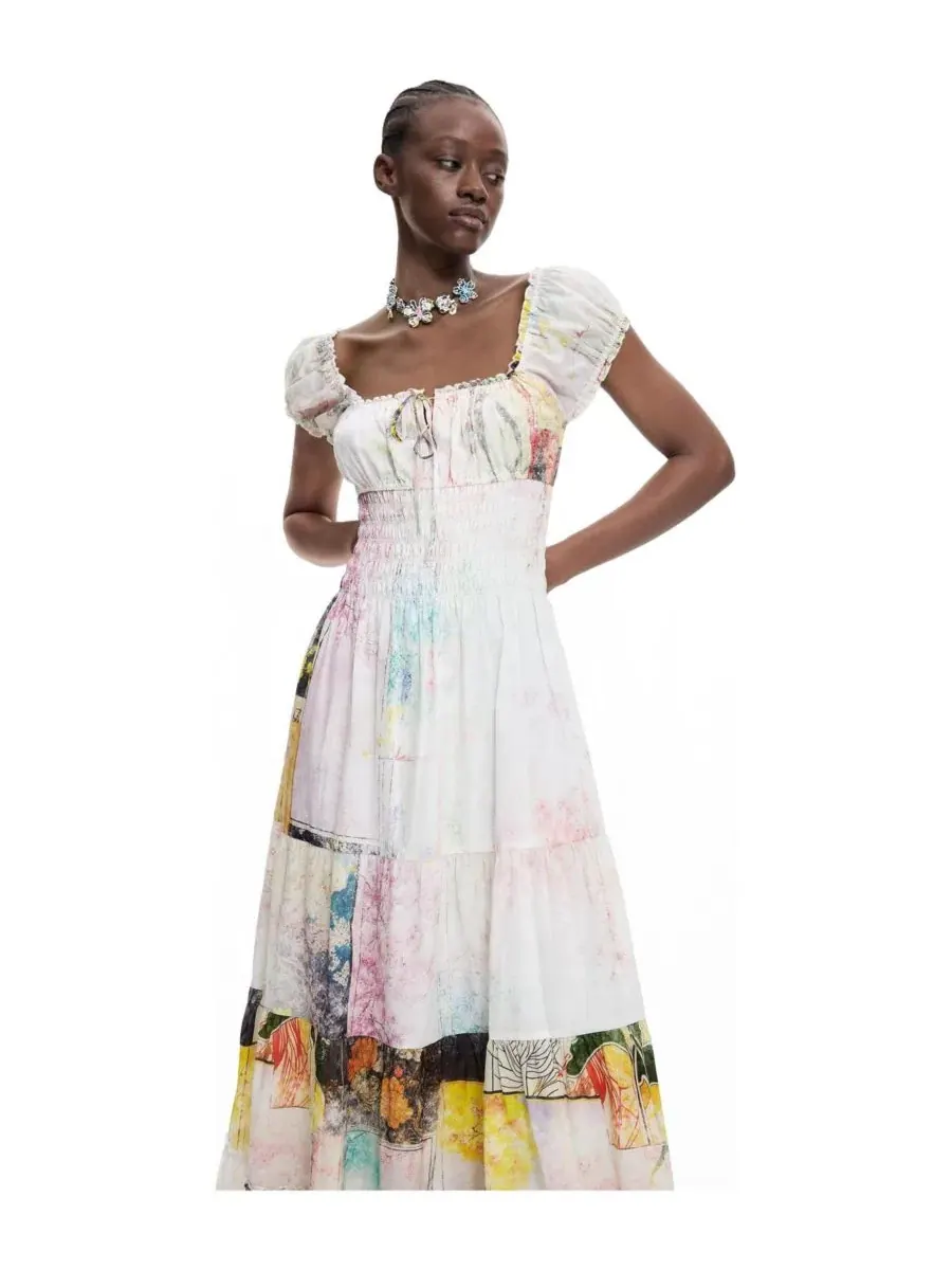 Платье без рукавов с круглым вырезом Desigual — изображение 1 из 5, мульти