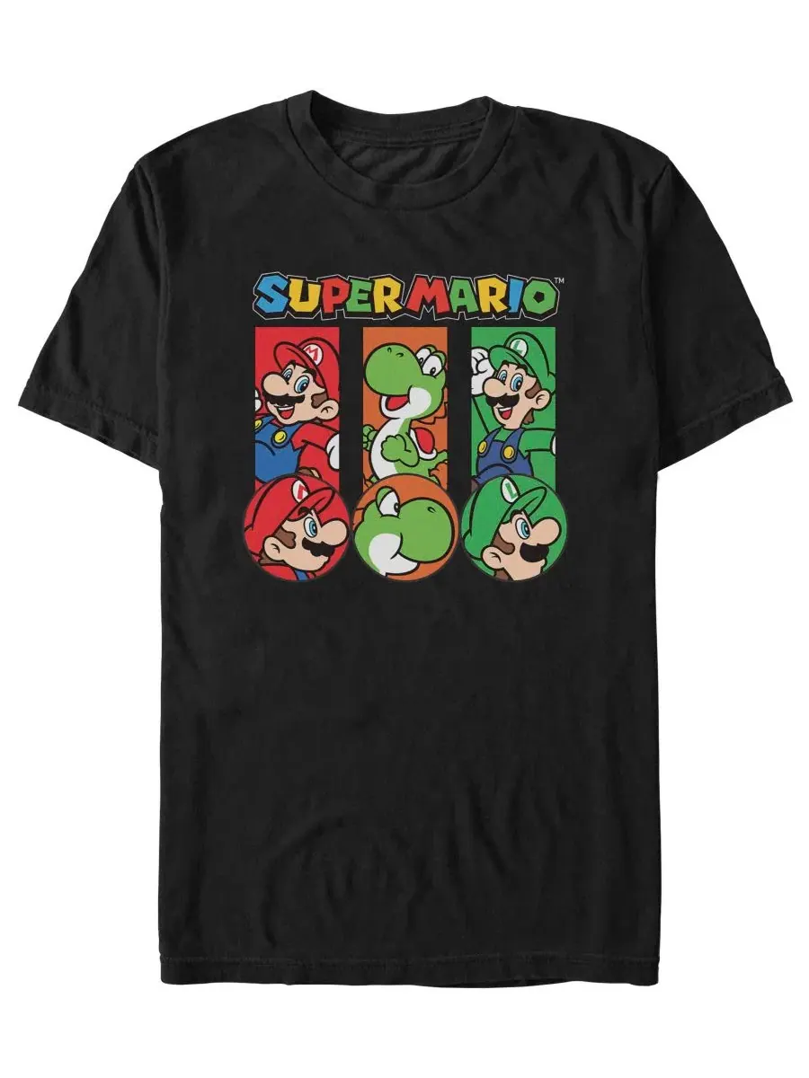 Футболка с принтом Nintendo Super Three Up Rl Fifth Sun — изображение 1 из 3, черный