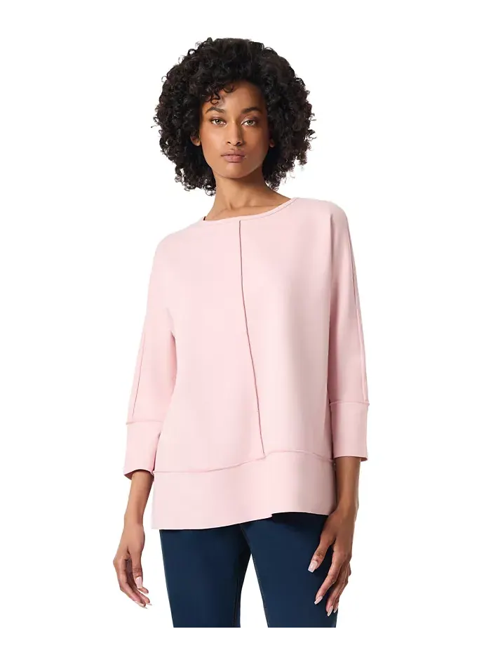Женская туника Serenity Knit с рукавом 3/4 Jones New York — изображение 1 из 3, розовый