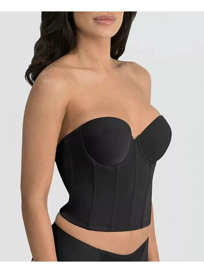 Бюстгальтер без бретелек Brie Backless, 6380 Dominique — изображение 2 из 4, черный
