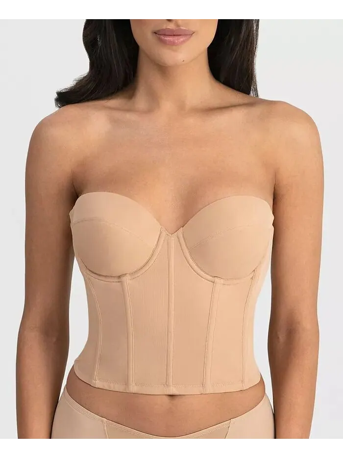 Бюстгальтер без бретелек Brie Backless, 6380 Dominique — изображение 1 из 4, коричневый