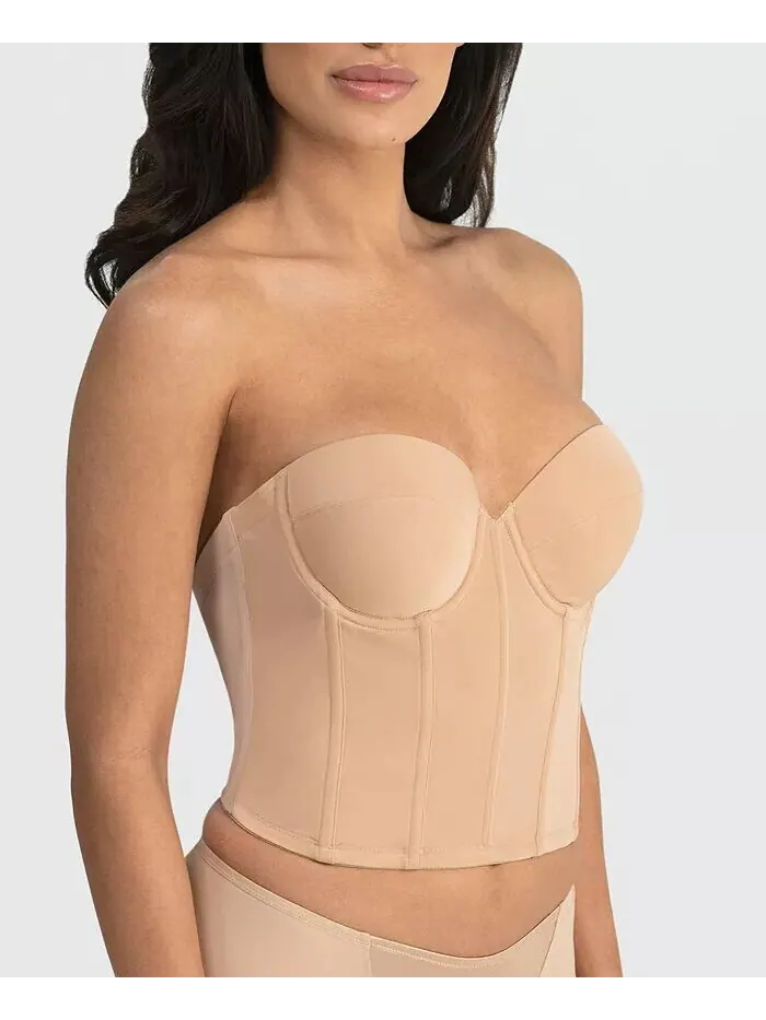 Бюстгальтер без бретелек Brie Backless, 6380 Dominique — изображение 2 из 4, коричневый