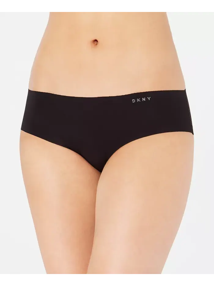 Трусы Litewear Cut Anywear Logo-Printed Hipster Underwear DK5028 DKNY — изображение 1 из 1, черный/графитовый