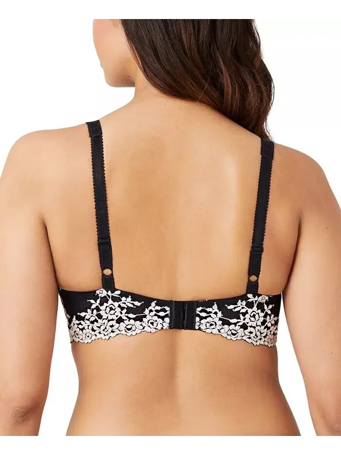 Кружевной бюстгальтер Embrace Contour 853191 Wacoal — изображение 3 из 6, черный