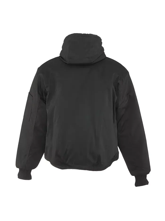 Мужская утепленная рабочая куртка ComfortGuard с капюшоном для холодной погоды RefrigiWear — изображение 2 из 4, черный