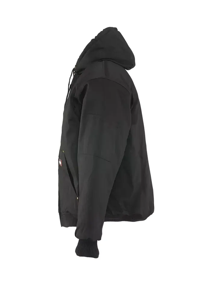 Мужская утепленная рабочая куртка ComfortGuard с капюшоном для холодной погоды RefrigiWear — изображение 4 из 4, черный