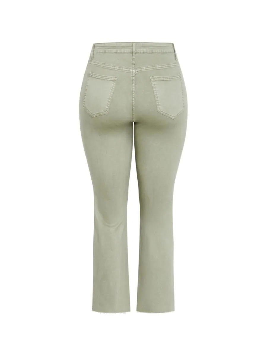 Джинсы прямого кроя Harley Fit Clover Row больших размеров CITY CHIC — изображение 3 из 4, шалфейный
