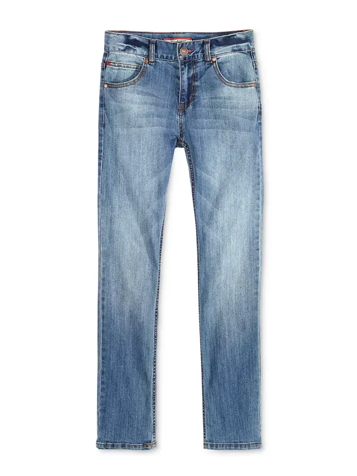 Джинсы для малышей и мальчиков Regular-Fit Blue Stone Tommy Hilfiger — изображение 5 из 8, синий