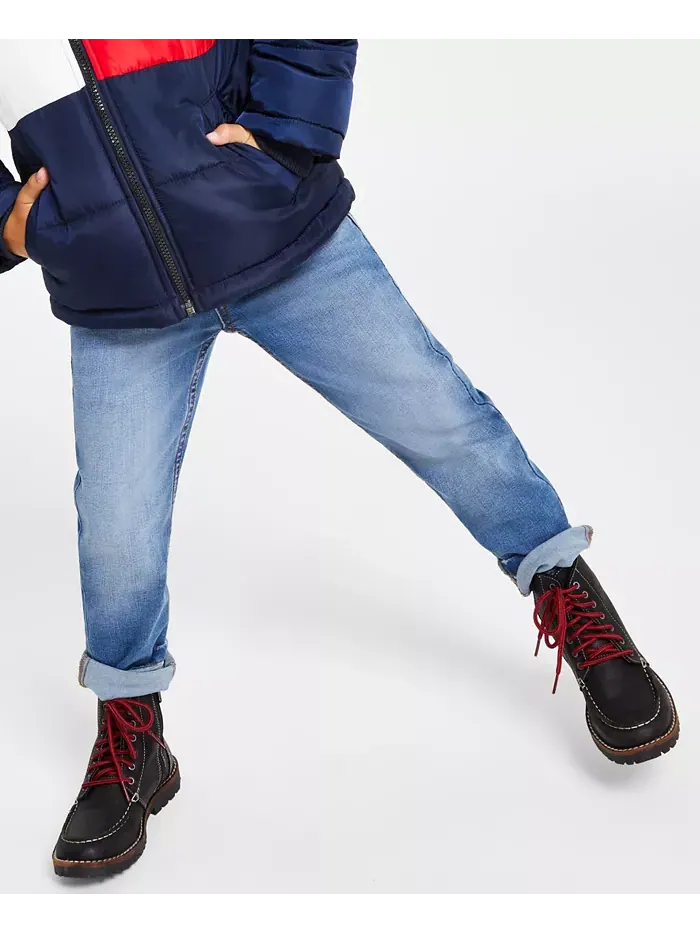 Джинсы для малышей и мальчиков Regular-Fit Blue Stone Tommy Hilfiger — изображение 7 из 8, синий