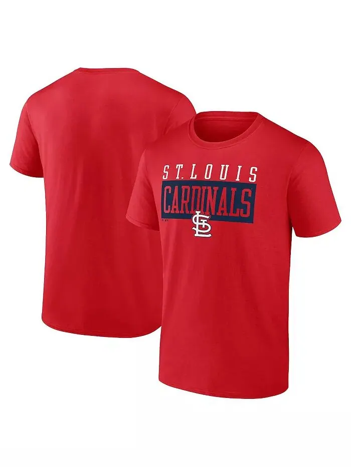 Мужская красная футболка St. Louis Cardinals Hard To Beat Fanatics — изображение 1 из 3